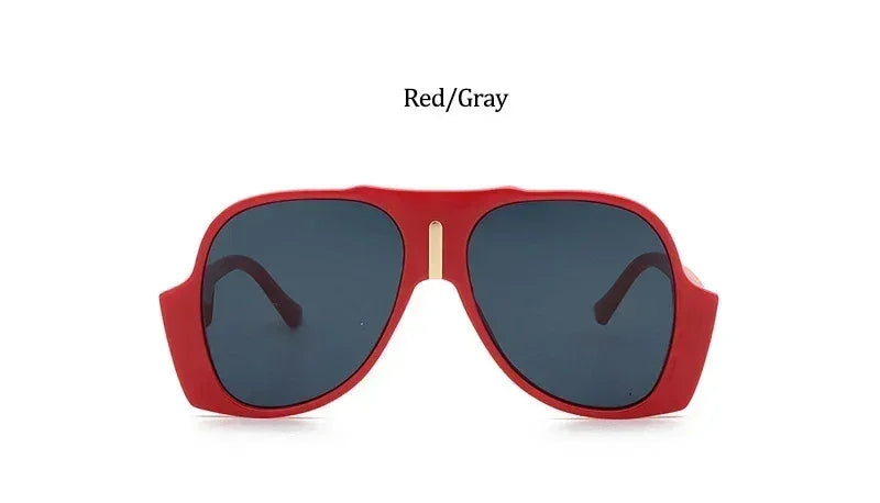 Gradient Oversized Pilot Sunglasses