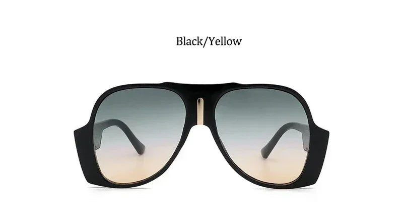 Gradient Oversized Pilot Sunglasses