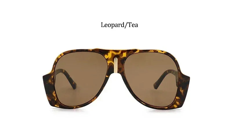 Gradient Oversized Pilot Sunglasses