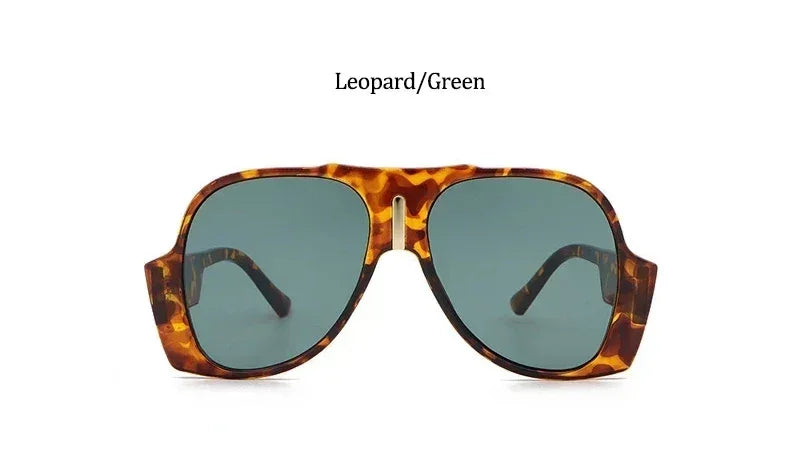 Gradient Oversized Pilot Sunglasses